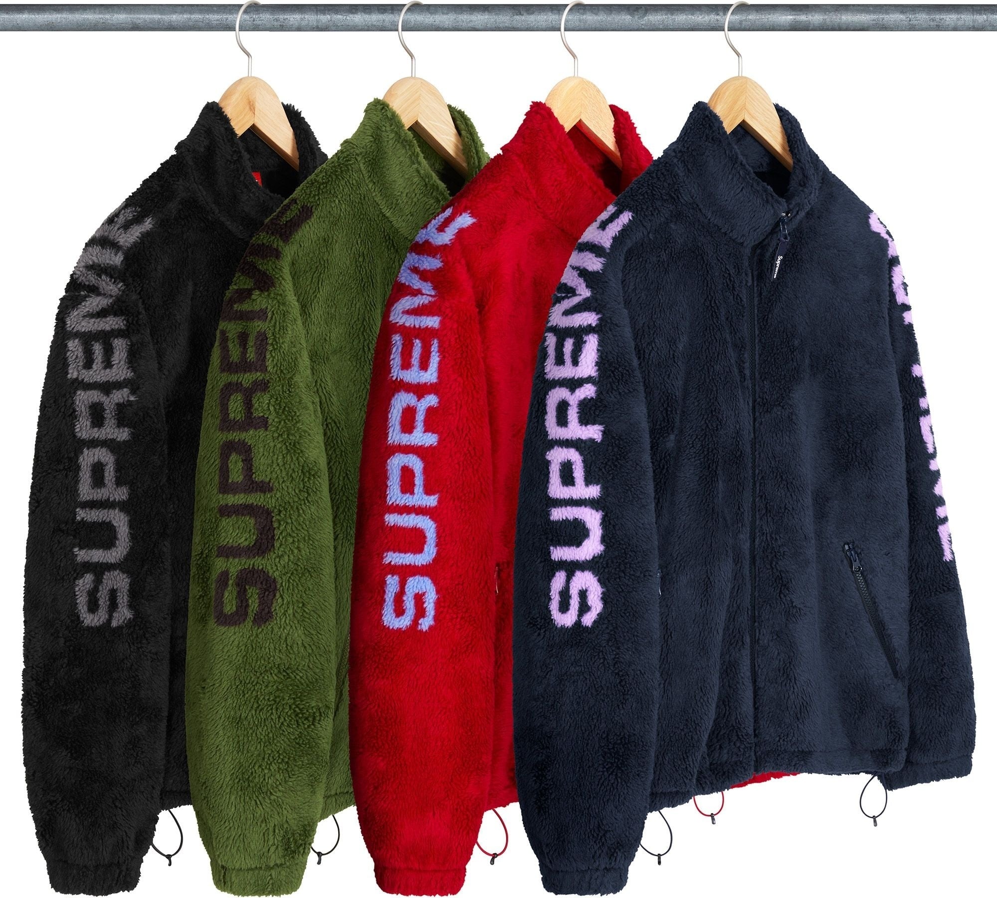 Shoulder Logo Fleece Jacket